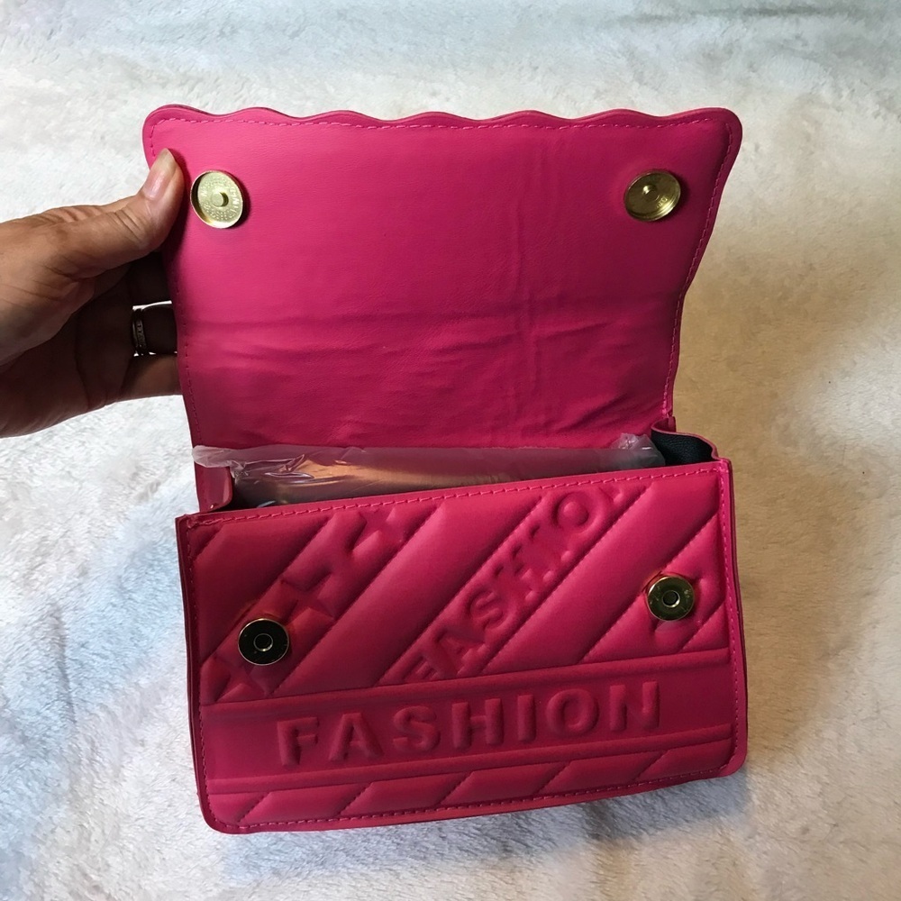 Fashion Women Lady Girls Pink Handbag Shoulder Satchel Crossbody Bag Purse New - Picture 3 of 13